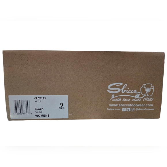 Sbicca - NEW Crowley Black Leather Studded Clog Sandals Y2K Boho Platform 4.5" H - Picture 8 of 8